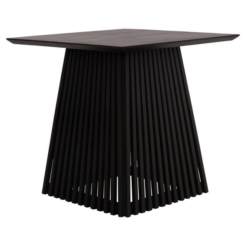 ΤΡΑΠΕΖΙ ΤΡΑΠΕΖΑΡΙΑΣ ΤΕΤΡΑΓΩΝΟ FRANTZ HM9458.02 MINDI ΞΥΛΟ ΜΑΥΡΟ 80x80x78Yεκ.