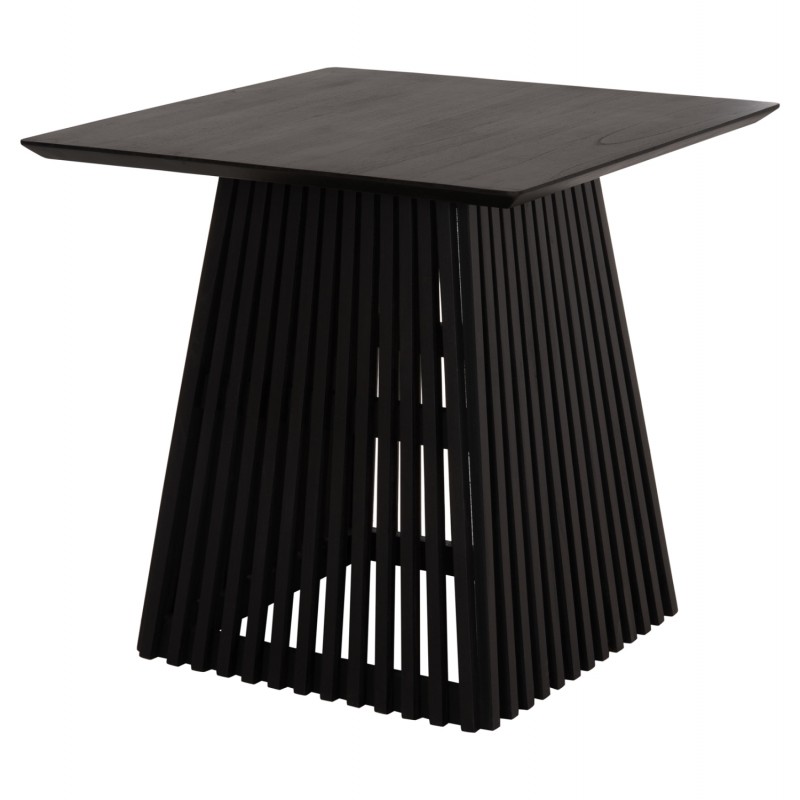 ΤΡΑΠΕΖΙ ΤΡΑΠΕΖΑΡΙΑΣ ΤΕΤΡΑΓΩΝΟ FRANTZ HM9458.02 MINDI ΞΥΛΟ ΜΑΥΡΟ 80x80x78Yεκ.