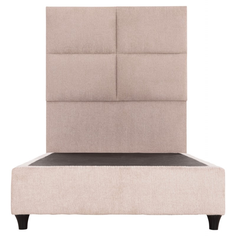 ΚΡΕΒΑΤΙ ΜΟΝΟ MILO HM652.32 ΜΠΕΖ TEDDY ΥΦΑΣΜΑ ΓΙΑ ΣΤΡΩΜΑ 90x200εκ