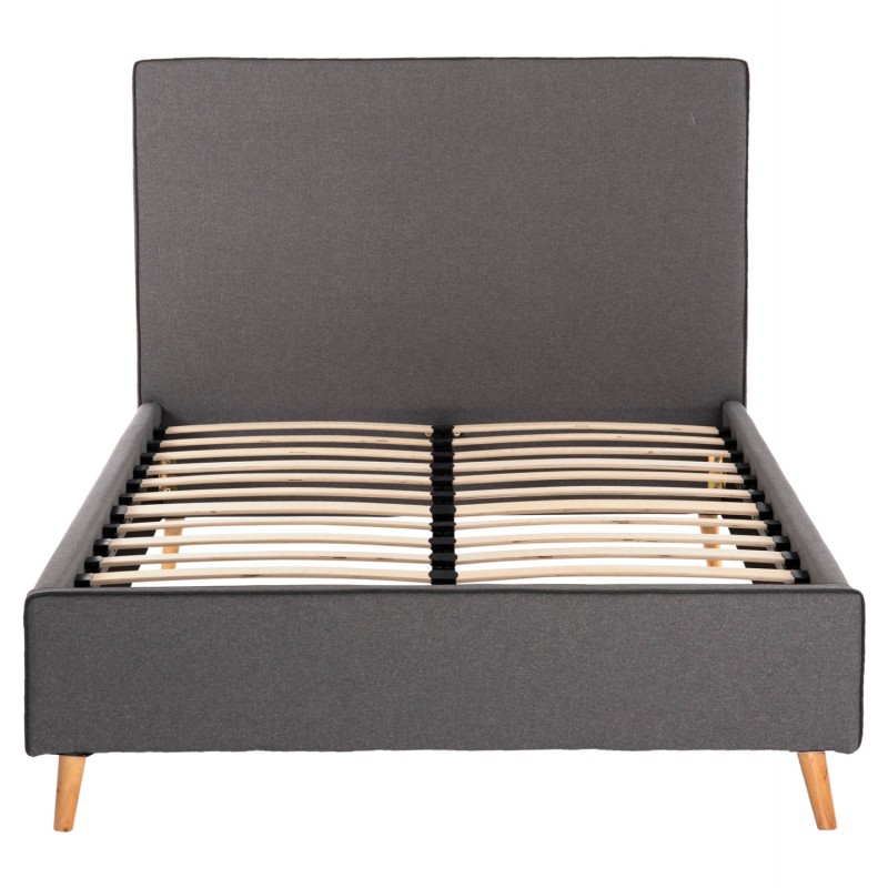 ΚΡΕΒΑΤΙ ΜΕ ΣΤΡΩΜΑ MAYLIN HM21281.03 ΓΚΡΙ ΥΦΑΣΜΑ--ΓΙΑ 120x200εκ