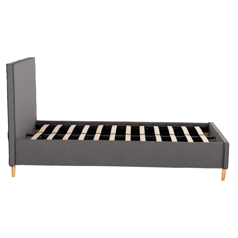 ΚΡΕΒΑΤΙ ΜΕ ΣΤΡΩΜΑ MAYLIN HM21281.03 ΓΚΡΙ ΥΦΑΣΜΑ--ΓΙΑ 120x200εκ