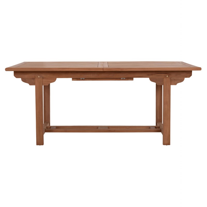 TΡΑΠΕΖΙ ΤΡΑΠΕΖΑΡΙΑΣ ΑΝΟΙΓΟΜΕΝΟ CRANDER HM6376 ΞΥΛΟ TEAK ΣΕ ΦΥΣΙΚΟ 180-240x100x76Υεκ