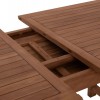 TΡΑΠΕΖΙ ΤΡΑΠΕΖΑΡΙΑΣ ΑΝΟΙΓΟΜΕΝΟ CRANDER HM6376 ΞΥΛΟ TEAK ΣΕ ΦΥΣΙΚΟ 180-240x100x76Υεκ