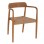 ΠΟΛΥΘΡΟΝΑ ΤΡΑΠΕΖΑΡΙΑΣ ROBBY HM18350 ΞΥΛΟ TEAK & ΣΧΟΙΝΙ VIRO ΦΥΣΙΚΟ 55x50x71Υεκ.