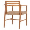 ΠΟΛΥΘΡΟΝΑ ΤΡΑΠΕΖΑΡΙΑΣ ROBIN HM18351 ΞΥΛΟ TEAK & ΣΧΟΙΝΙ VIRO ΦΥΣΙΚΟ 53,5x60x78Υεκ