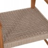 ΠΟΛΥΘΡΟΝΑ ΤΡΑΠΕΖΑΡΙΑΣ ROBIN HM18351 ΞΥΛΟ TEAK & ΣΧΟΙΝΙ VIRO ΦΥΣΙΚΟ 53,5x60x78Υεκ