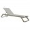 ΞΑΠΛΩΣΤΡΑ ΑΛΟΥΜΙΝΙΟΥ MARIMAR HM6562.03 ΣΚΕΛΕΤΟΣ TAUPE & TEXTILENE ΜΠΕΖ 218x67x31Υεκ