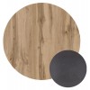 ΕΠΙΦΑΝΕΙΑ ΤΡΑΠΕΖΙΟΥ HPL ΣΤΡΟΓΓΥΛΗ HM5841.36 SONAMA OAK Φ60εκ.