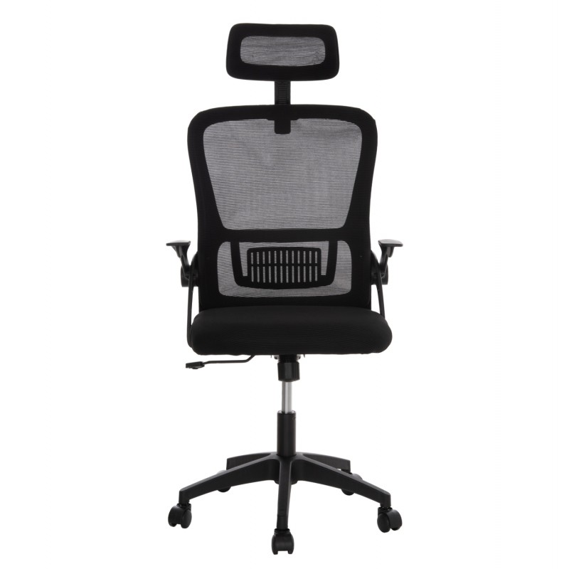 ΚΑΡΕΚΛΑ ΓΡΑΦΕΙΟΥ BLAZER HM1205.01 ΜΑΥΡΟ MESH-ΜΑΥΡΟΣ ΣΚΕΛΕΤΟΣ NYLON 60,5x47x85,5Υεκ.