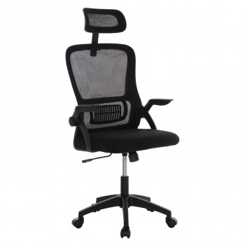 ΚΑΡΕΚΛΑ ΓΡΑΦΕΙΟΥ BLAZER HM1205.01 ΜΑΥΡΟ MESH-ΜΑΥΡΟΣ ΣΚΕΛΕΤΟΣ NYLON 60,5x47x85,5Υεκ.