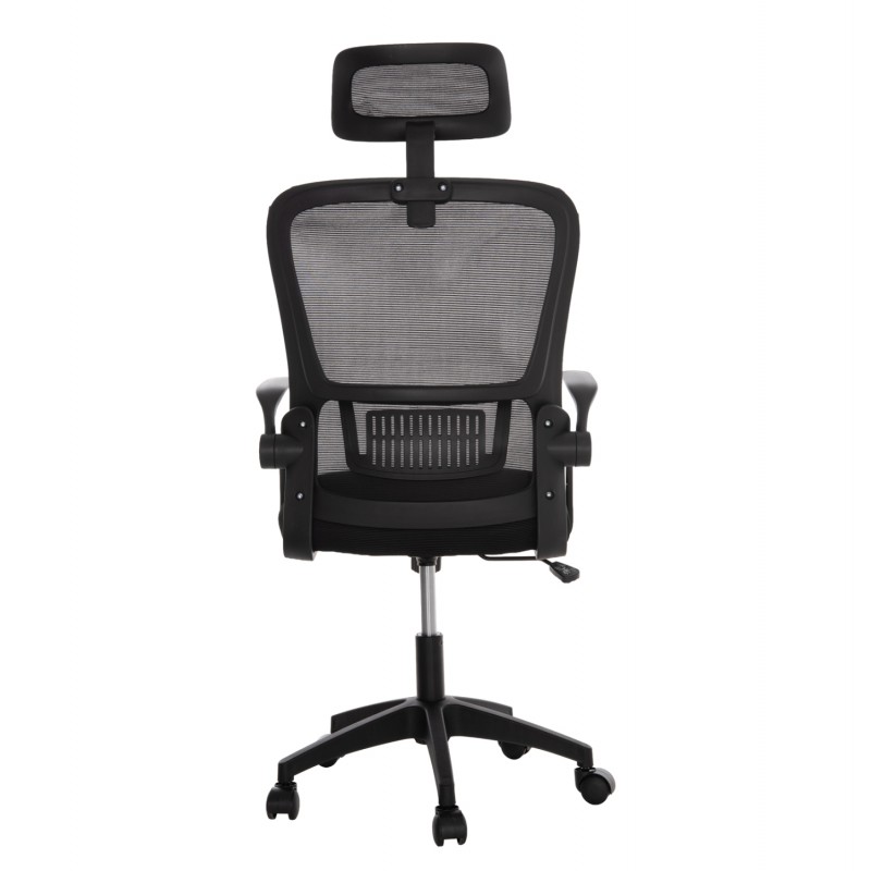 ΚΑΡΕΚΛΑ ΓΡΑΦΕΙΟΥ BLAZER HM1205.01 ΜΑΥΡΟ MESH-ΜΑΥΡΟΣ ΣΚΕΛΕΤΟΣ NYLON 60,5x47x85,5Υεκ.