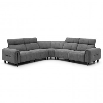 ΓΩΝΙΑΚΟΣ ΚΑΝΑΠΕΣ ΜΕ RECLINE ORACLE HM3290.01 ΓΚΡΙ ΥΦΑΣΜΑ 293x293x98Υεκ.