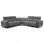 ΓΩΝΙΑΚΟΣ ΚΑΝΑΠΕΣ ΜΕ RECLINE ORACLE HM3290.01 ΓΚΡΙ ΥΦΑΣΜΑ 293x293x98Υεκ.
