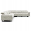 ΓΩΝΙΑΚΟΣ ΚΑΝΑΠΕΣ ΜΕ RECLINE ORACLE HM3290.02 ΜΠΕΖ ΥΦΑΣΜΑ 293x293x98Υεκ.