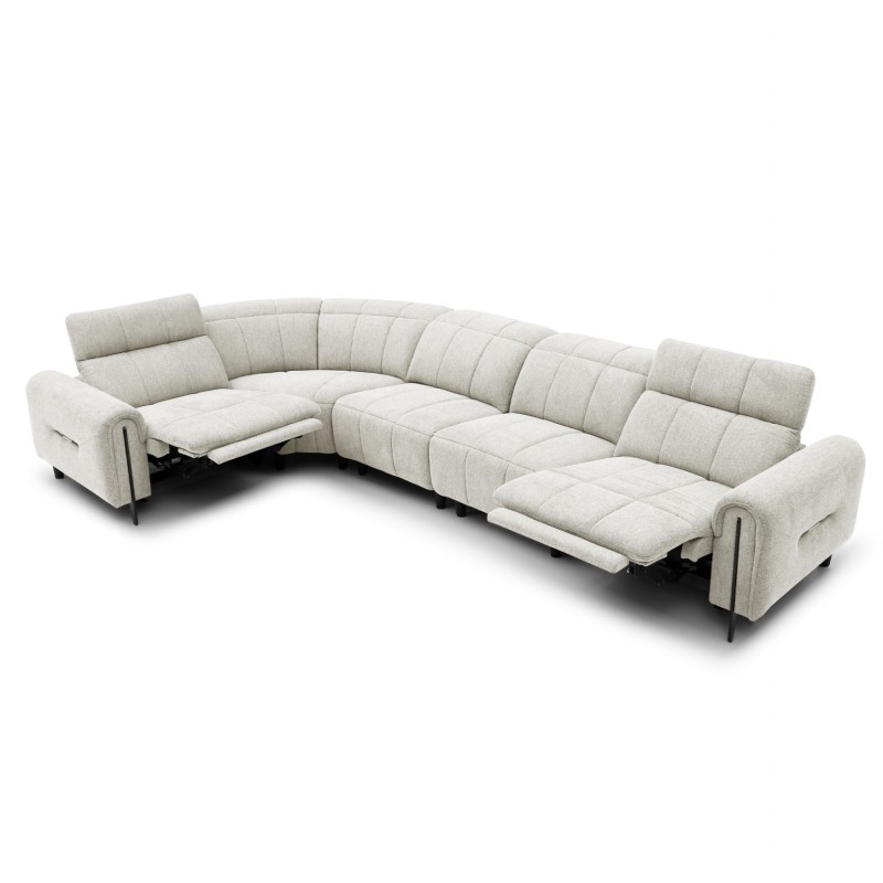 ΓΩΝΙΑΚΟΣ ΚΑΝΑΠΕΣ ΜΕ RECLINE ORACLE HM3290.02 ΜΠΕΖ ΥΦΑΣΜΑ 293x293x98Υεκ.