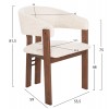 ΣΕΤ ΤΡΑΠΕΖΑΡΙΑΣ 7ΤΜΧ ZARRA HM21338.01 ΤΡΑΠΕΖΙ ΑΠΟ MDF--ΚΑΡΕΚΛΕΣ ΜΕ ΜΠΟΥΚΛΕ ΥΦΑΣΜΑ