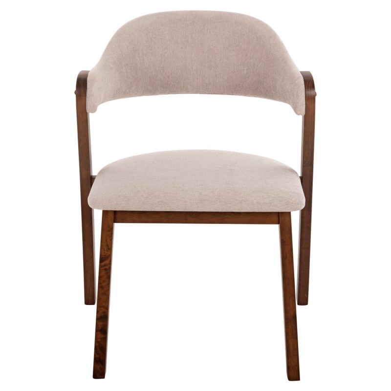 ΣΕΤ ΤΡΑΠΕΖΑΡΙΑΣ 9ΤΜΧ RIDER HM21341 ΤΡΑΠΕΖΙ ΑΠΟ MDF--ΚΑΡΕΚΛΕΣ RUBBERWOOD & ΥΦΑΣΜΑ