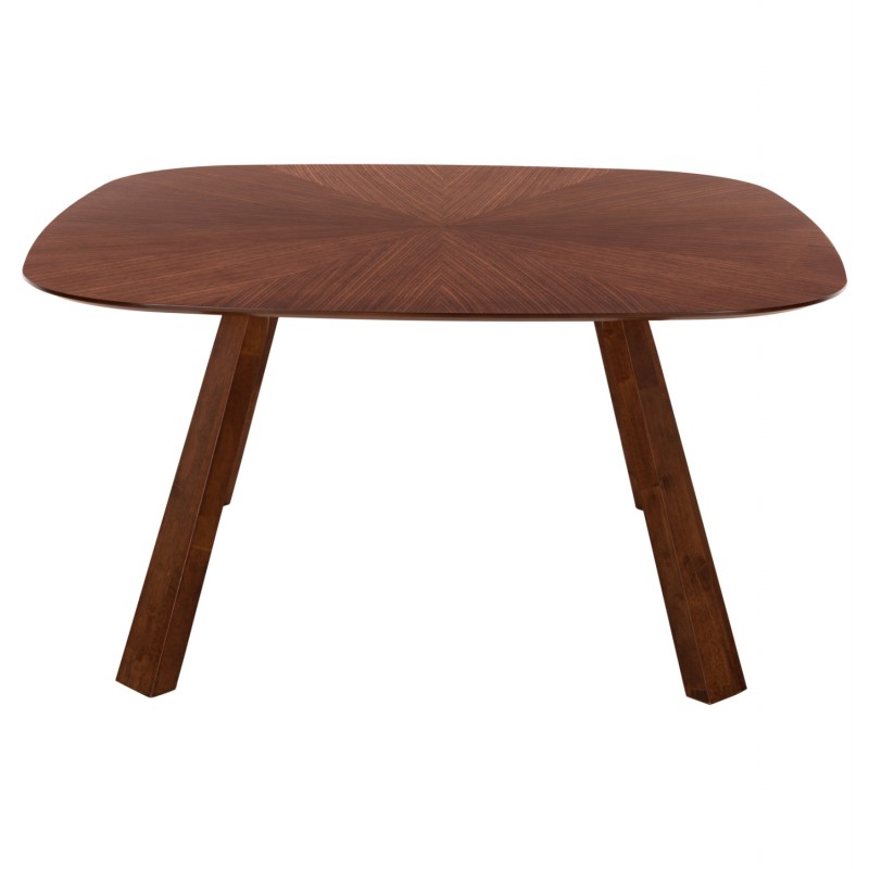 ΣΕΤ ΤΡΑΠΕΖΑΡΙΑΣ 9ΤΜΧ RIDER HM21341 ΤΡΑΠΕΖΙ ΑΠΟ MDF--ΚΑΡΕΚΛΕΣ RUBBERWOOD & ΥΦΑΣΜΑ