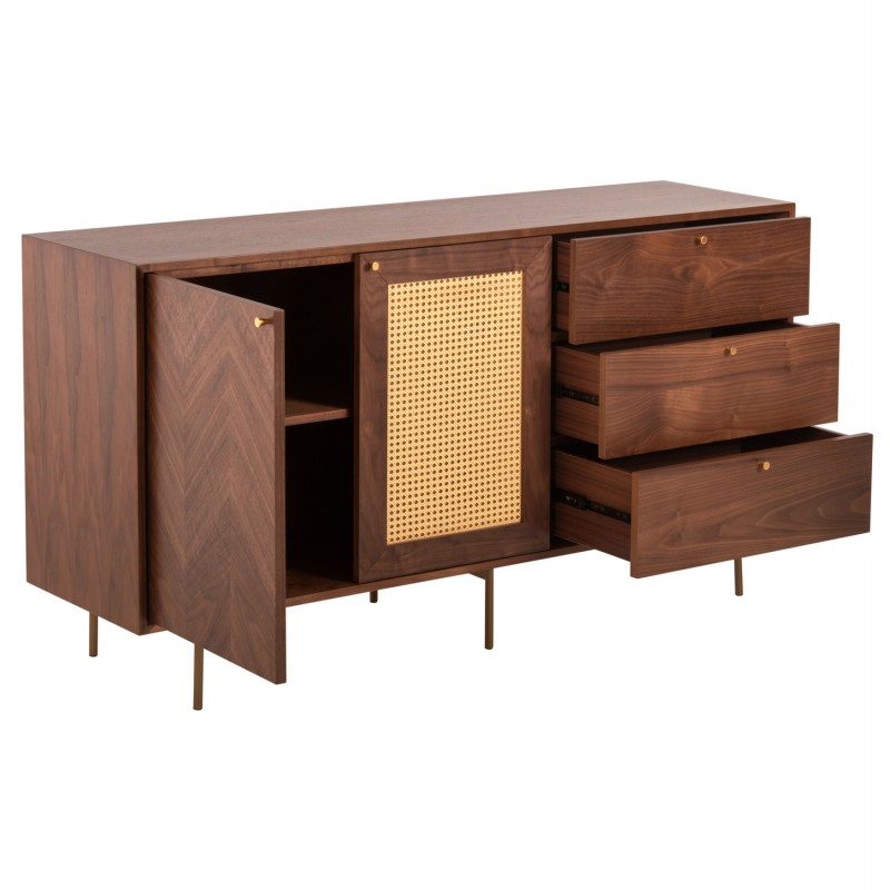 ΣΕΤ ΜΠΟΥΦΕΣ & ΕΠΙΠΛΟ ΤΗΛΕΟΡΑΣΗΣ MEEN HM21343 MDF ΜΕ ΚΑΠΛΑΜΑ ΚΑΡΥΔΙΑΣ