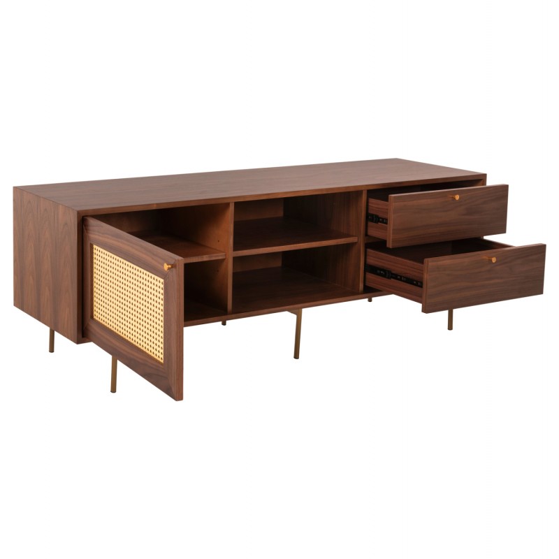 ΣΕΤ ΜΠΟΥΦΕΣ & ΕΠΙΠΛΟ ΤΗΛΕΟΡΑΣΗΣ MEEN HM21343 MDF ΜΕ ΚΑΠΛΑΜΑ ΚΑΡΥΔΙΑΣ