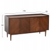 ΣΕΤ ΜΠΟΥΦΕΣ & ΕΠΙΠΛΟ ΤΗΛΕΟΡΑΣΗΣ ΒEEN HM21344 MDF ΜΕ ΚΑΠΛΑΜΑ ΚΑΡΥΔΙΑΣ