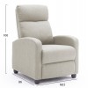 ΠΟΛΥΘΡΟΝΑ ΣΑΛΟΝΙΟΥ RELAX DROSEN HM3299.03 ΜΠΕΖ ΥΦΑΣΜΑ 68,5x86x100Υεκ