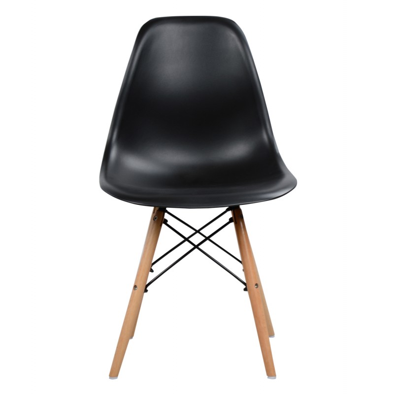 ΚΑΡΕΚΛΑ ΤΡΑΠΕΖΑΡΙΑΣ 2ΤΜΧ TWIST HM8460.22 ΜΑΥΡΟ PP--ΞΥΛΟ ΟΞΙΑΣ 46x50x82Υεκ.