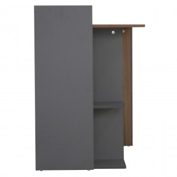 ΓΡΑΦΕΙΟ ΜΕΛΑΜΙΝΗΣ HM8994.01 ΚΑΡΥΔΙ ΓΚΡΙ 112x55x85Y εκ.