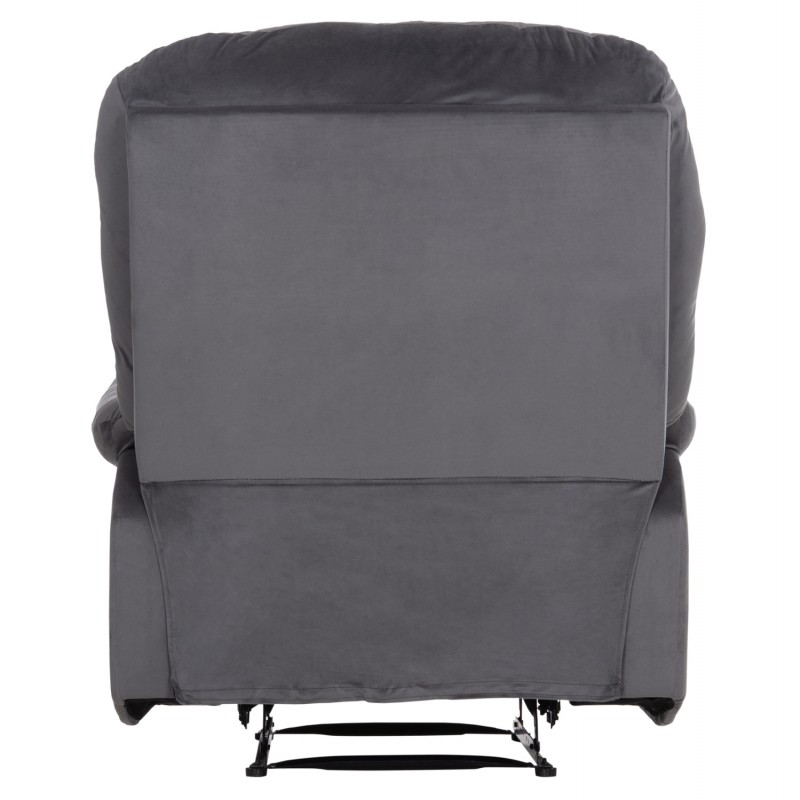 ΠΟΛΥΘΡΟΝΑ RELAX BRAYLEN HM3298.01 ΓΚΡΙ ΒΕΛΟΥΔΟ 85x90x95Υεκ.