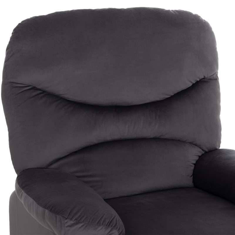 ΠΟΛΥΘΡΟΝΑ RELAX BRAYLEN HM3298.01 ΓΚΡΙ ΒΕΛΟΥΔΟ 85x90x95Υεκ.