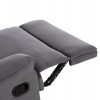 ΠΟΛΥΘΡΟΝΑ RELAX BRAYLEN HM3298.01 ΓΚΡΙ ΒΕΛΟΥΔΟ 85x90x95Υεκ.