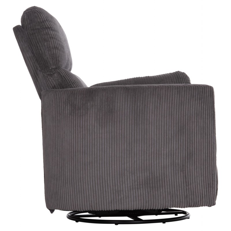 ΠΟΛΥΘΡΟΝΑ ΘΗΛΑΣΜΟΥ/RELAX VELMORA HM3300.01 ΓΚΡΙ ΚΟΤΛΕ ΥΦΑΣΜΑ 100x90x100Υεκ