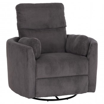 ΠΟΛΥΘΡΟΝΑ ΘΗΛΑΣΜΟΥ/RELAX VELMORA HM3300.01 ΓΚΡΙ ΚΟΤΛΕ ΥΦΑΣΜΑ 100x90x100Υεκ