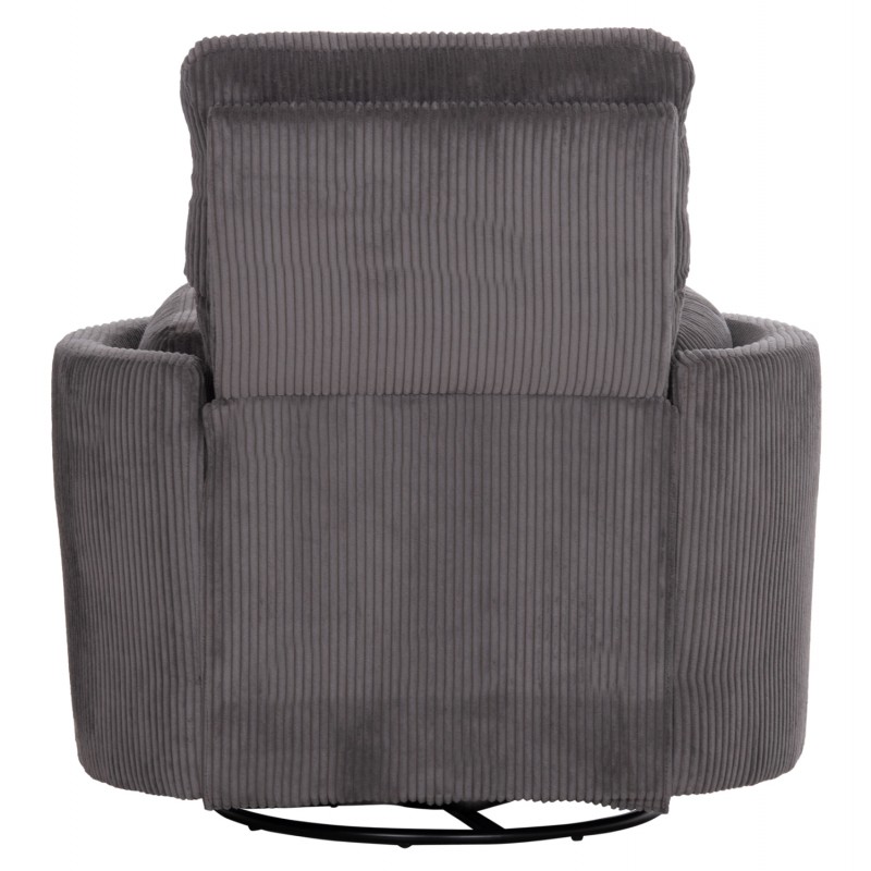 ΠΟΛΥΘΡΟΝΑ ΘΗΛΑΣΜΟΥ/RELAX VELMORA HM3300.01 ΓΚΡΙ ΚΟΤΛΕ ΥΦΑΣΜΑ 100x90x100Υεκ