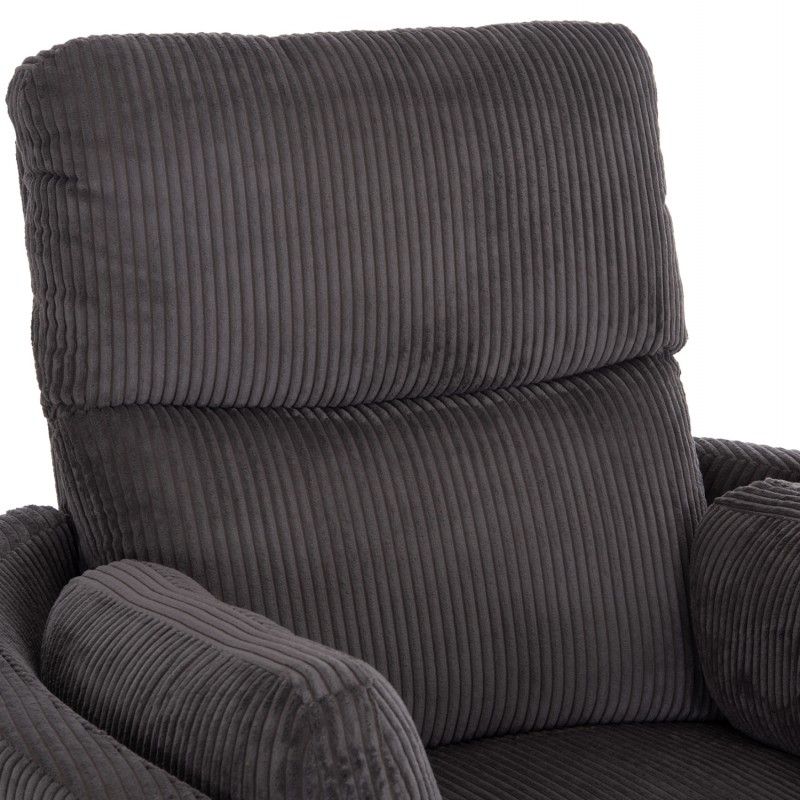 ΠΟΛΥΘΡΟΝΑ ΘΗΛΑΣΜΟΥ/RELAX VELMORA HM3300.01 ΓΚΡΙ ΚΟΤΛΕ ΥΦΑΣΜΑ 100x90x100Υεκ