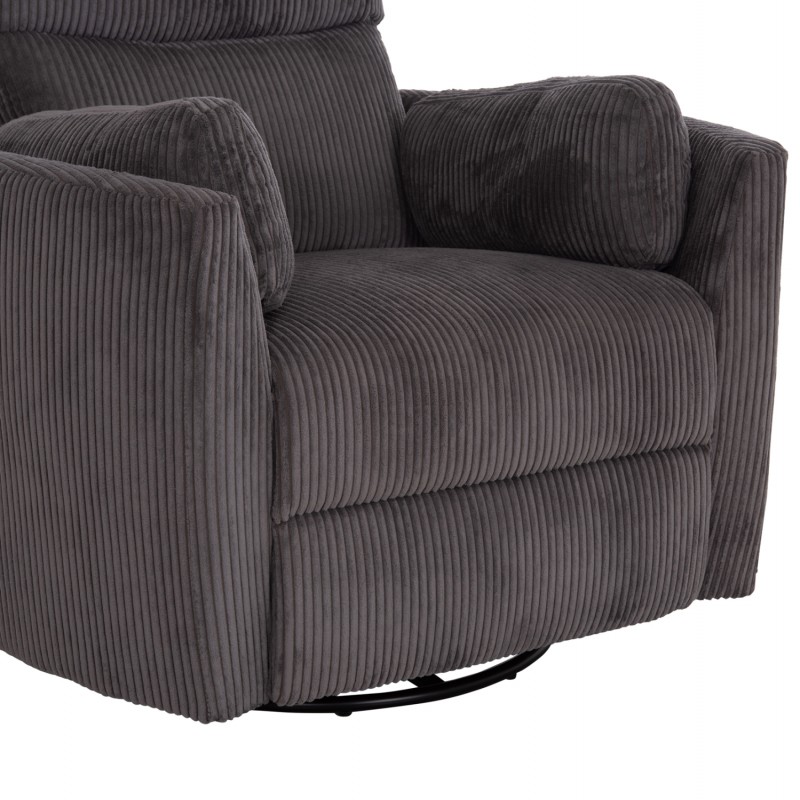 ΠΟΛΥΘΡΟΝΑ ΘΗΛΑΣΜΟΥ/RELAX VELMORA HM3300.01 ΓΚΡΙ ΚΟΤΛΕ ΥΦΑΣΜΑ 100x90x100Υεκ