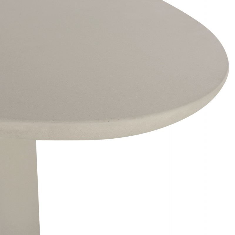 ΤΡΑΠΕΖΙ ΤΡΑΠΕΖΑΡΙΑΣ ΟΒΑΛ BRECCAN HM6577.02 ΜΠΕΖ ΤΣΙΜΕΝΤΟ 240x100x75Υεκ.