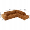 ΚΑΝΑΠΕΣ ΓΩΝΙΑ (ΔΕΞΙΑ) COVEN HM3266.02R ΚΕΡΑΜΙΔΙ ΥΦΑΣΜΑ 298x102-208x85Υεκ.