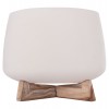ΓΛΑΣΤΡΑ ΕΣ.ΧΩΡΟΥ FRELLO HM4674.02L ΛΕΥΚΟ FIBER CEMENT--TEAK ΒΑΣΗ 29x29x23,5Υεκ.
