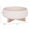 ΓΛΑΣΤΡΑ ΕΣ.ΧΩΡΟΥ FRELLO HM4674.02M ΛΕΥΚΟ FIBER CEMENT--TEAK ΒΑΣΗ 27x26,5x12Υεκ.