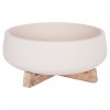 ΓΛΑΣΤΡΑ ΕΣ.ΧΩΡΟΥ FRELLO HM4674.02M ΛΕΥΚΟ FIBER CEMENT--TEAK ΒΑΣΗ 27x26,5x12Υεκ.
