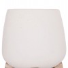 ΓΛΑΣΤΡΑ ΕΣ.ΧΩΡΟΥ FRELLO HM4674.02S ΛΕΥΚΟ FIBER CEMENT--TEAK ΒΑΣΗ 14,5x14,5x16Υεκ.