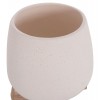 ΓΛΑΣΤΡΑ ΕΣ.ΧΩΡΟΥ FRELLO HM4674.02S ΛΕΥΚΟ FIBER CEMENT--TEAK ΒΑΣΗ 14,5x14,5x16Υεκ.