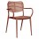 ΠΟΛΥΘΡΟΝΑ ΤΡΑΠΕΖΑΡΙΑΣ HILLIARD HM6644.08 ΑΛΟΥΜΙΝΙΟ ΣΕ TERRACOTTA 56x58x80Υεκ