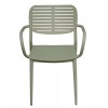 ΠΟΛΥΘΡΟΝΑ ΤΡΑΠΕΖΑΡΙΑΣ HILLIARD HM6644.07 ΑΛΟΥΜΙΝΙΟ ΣΕ OLIVE GREEN 56x58x80Υεκ