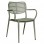 ΠΟΛΥΘΡΟΝΑ ΤΡΑΠΕΖΑΡΙΑΣ HILLIARD HM6644.07 ΑΛΟΥΜΙΝΙΟ ΣΕ OLIVE GREEN 56x58x80Υεκ