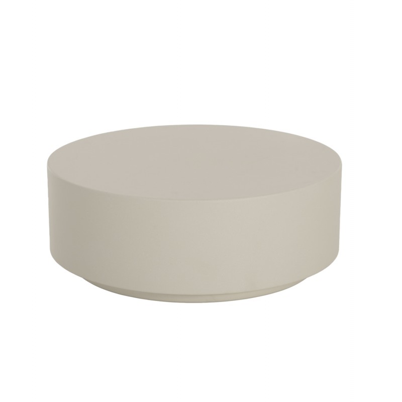 ΤΡΑΠΕΖΙ ΜΕΣΗΣ ΣΤΡΟΓΓΥΛΟ KYOKO HM6579.02 ΜΠΕΖ FIBER CEMENT Φ90x34Υεκ.