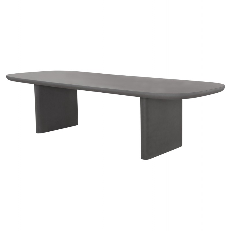 ΤΡΑΠΕΖΙ ΤΡΑΠΕΖΑΡΙΑΣ AZAMI HM6601.01 ΓΚΡΙ FIBER CEMENT 300x112x75Υεκ.