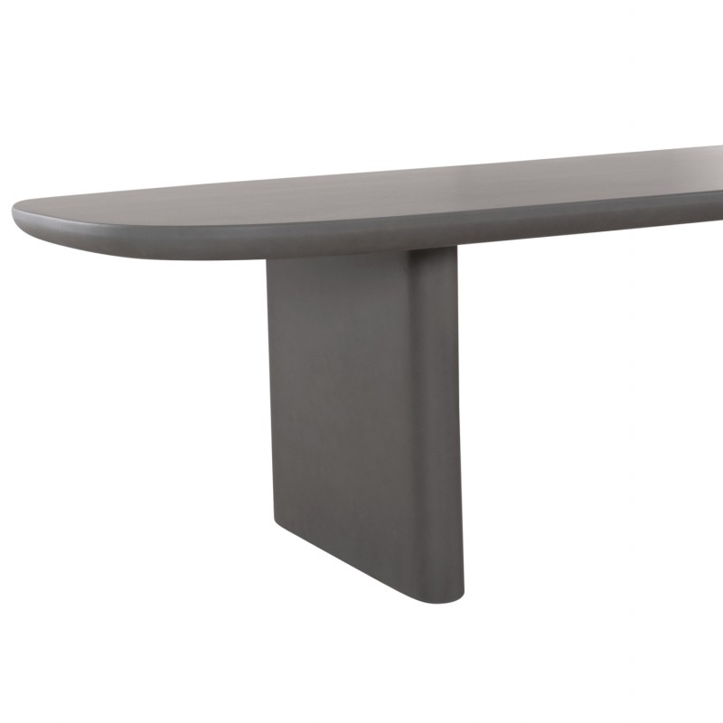 ΤΡΑΠΕΖΙ ΤΡΑΠΕΖΑΡΙΑΣ AZAMI HM6601.01 ΓΚΡΙ FIBER CEMENT 300x112x75Υεκ.