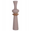 ΔΙΑΚΟΣΜΗΤΙΚΟ ΒΑΖΟ ΔΑΠΕΔΟΥ NEBULA HM4660.05L FIBER CEMENT TAUPE--ΞΥΛΟ ΤΕΑΚ Φ45x172Υεκ